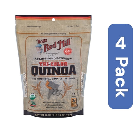 Bob s Red Mill Organic Tri-Color Quinoa Grain 26 oz (Pack of 4) Bob s Red Mill Organic Tri-Color Quinoa Grain 26 oz (Pack of 4)