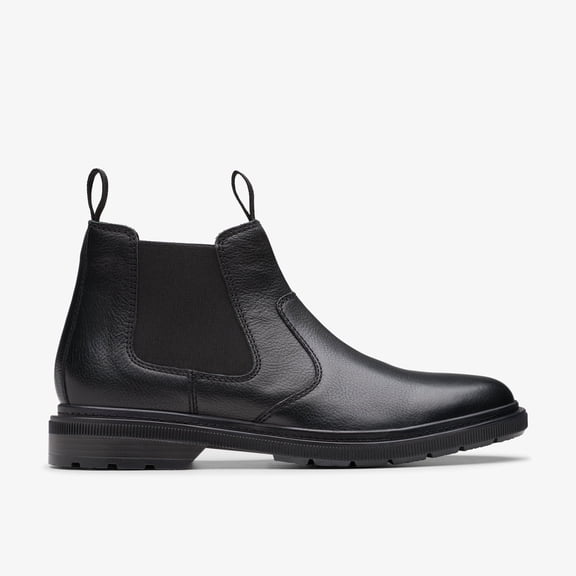 Clarks Mens Burchill Up Chelsea Boots