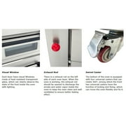 Gas Heating Commercial Movable Double-decker Pizza Electric Oven Independent Temperature Control 220V