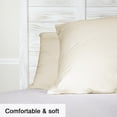 thumbnail image 4 of Hitime Waterproof Pillow Protectors with Zipper, Cooling Microfiber Queen Size Bed Pillow Case Covers, Bed Bug Pillow Cover, Zippered Plastic Pillowcase (2 Packs, Queen 20"x30"), 4 of 7