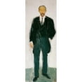 thumbnail image 3 of Richard Gerstl 12x24 Black Modern Framed Museum Art Print Titled - Professor Ernst Ten (1907), 3 of 5