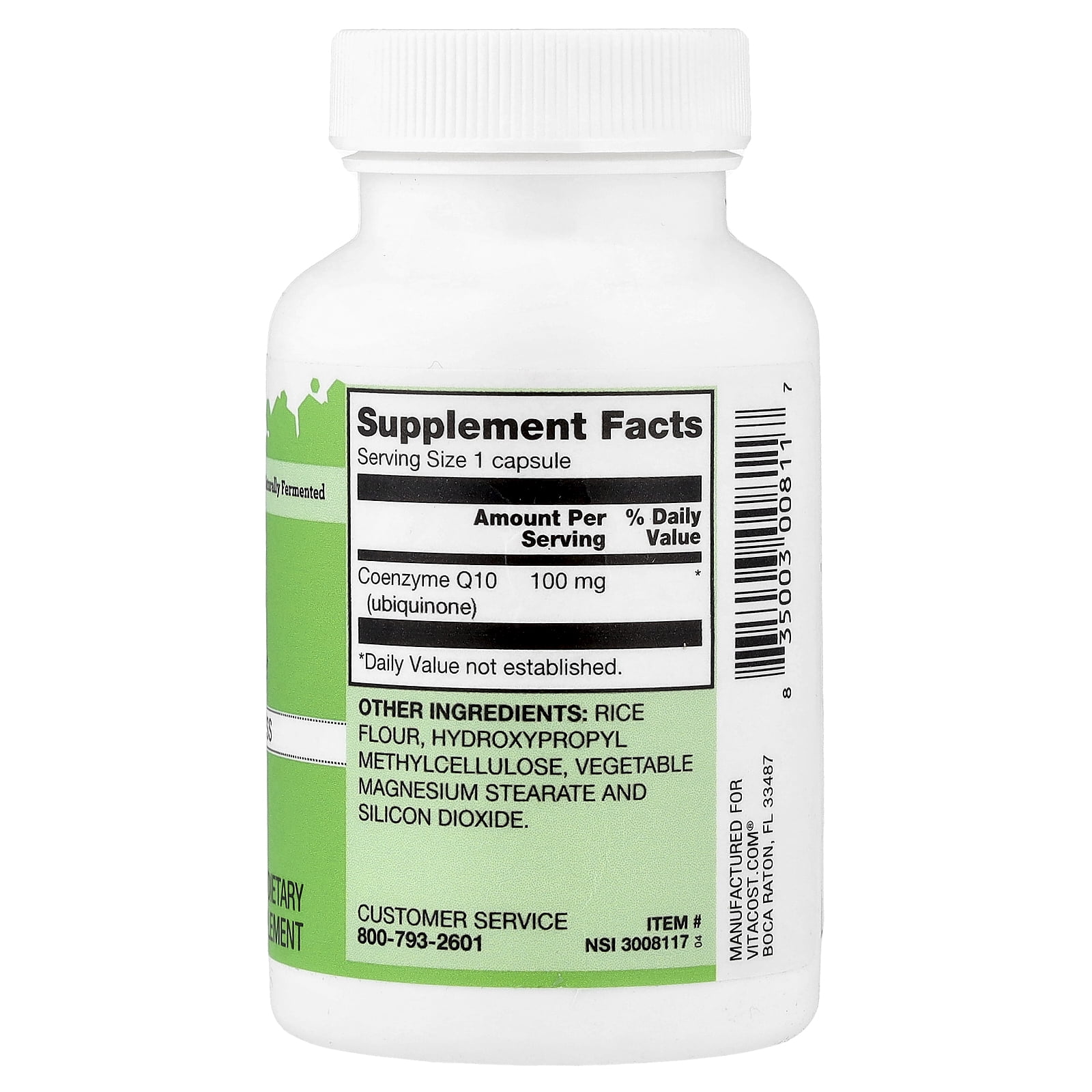 Vitacost CoQ10, 100 mg, 120 Capsules