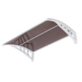 thumbnail image 5 of Zimtown 39"x29" Door Window Outdoor Awning Brown Board & White Holder, 5 of 10