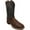 Black/Brown Crazy Horse Leather, variant on AdTec Men's 9859 12" Square Toe Western Work Boots