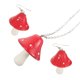 thumbnail image 3 of 1 collar de aretes de champiñones, 3 of 5