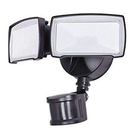 UPC 755284014921 product image for 180-Degree 2-Head Bronze LED Motion-Activated Flood Light with Timer | upcitemdb.com