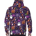 thumbnail image 7 of Balery Halloween Sweet Candy Pattern Mens Hoodie Kangaroo Pocket Hoodie Pullover Hooded Sweatshirt Ideal for Daily Wear Travel and Home-Small, 7 of 7