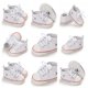 thumbnail image 3 of Walkers Zapatillas De Lona De Moda Para Bebés Recién Nacidos Niños Primeros Pasos Zapatos De Suela Suave Antideslizante Mocasines (0-18 M), 3 of 4