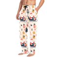 thumbnail image 2 of FORMRS Mens Pajama Pants with Pockets Sleepwear Lounge Bottoms Sizes S-2XL, Beige Christmas Santa, 2 of 7