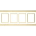 thumbnail image 6 of Ekena millwork 94 1/2"L (Adjustable 40"H to 44"H) Ashford Square Panel Traditional Wainscot Paneling Kit, 6 of 10