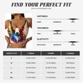 thumbnail image 4 of Kdxio Colorful Art Dog Print Workout Crop Tank Top for Women Racerback Yoga Tank Tops Athletic Sports Shirts Exercise Undershirts, 4 of 5