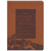 Discovery House Publishers 143727 My Utmost for His Highest Devotional Journal - Updated-Brown Leather-Like