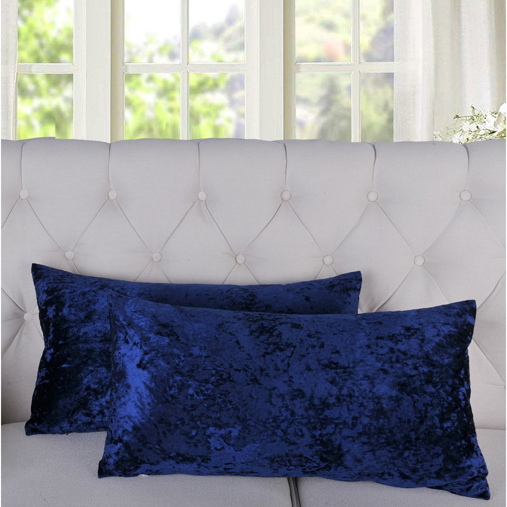 Serenta Crushed Velvet Pillow Shell Set