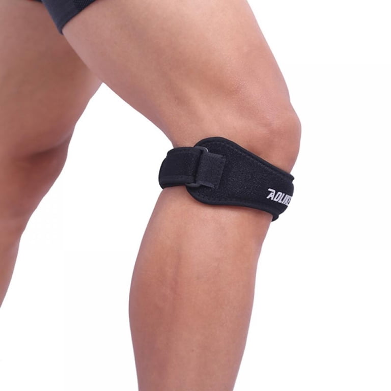 4pcs Silicone Patella Tendon Support Straps - Knee Brace Band For Running, Jumping, Sports & Joint Pain Relief