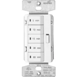 1PC Eaton Wiring Devices PT18M-W-K Accell Programmable Timer 120 Volt 15 Amp With Five Preset Time Intervals