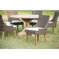 thumbnail image 4 of Padmas Plantation OL-ALF11-CROC Outdoor Alfresco Dining Chair, Crocodile Rattan, 4 of 4