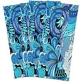 thumbnail image 2 of Coolnut 1 Pack Blue Painting Kitchen Towels, Soft Highly Absorbent Dish Towels Reusable Tea Towels Set, 28"x 18", 2 of 6