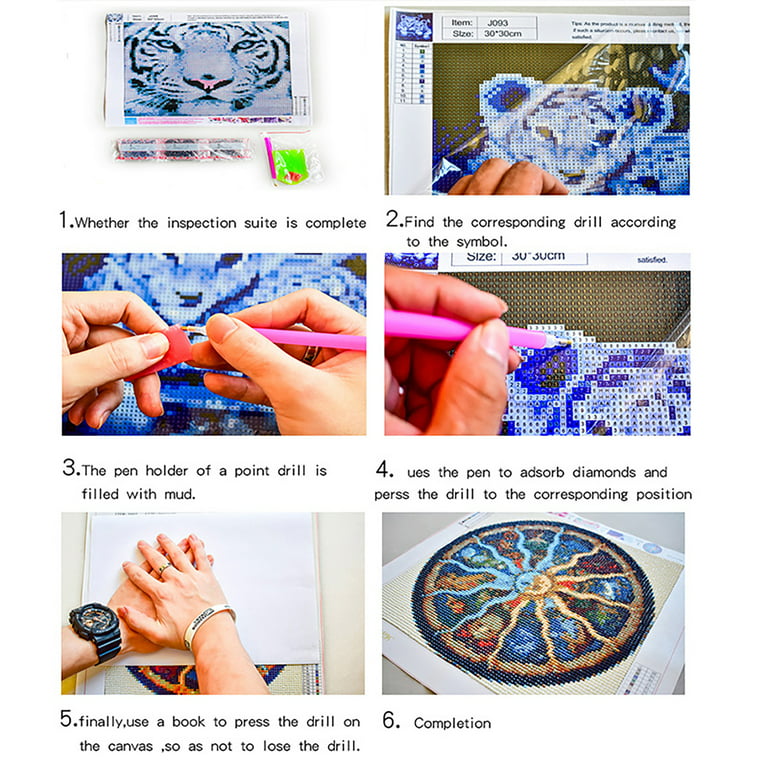 YUMEART 5D DIY Diamond Painting By Number 3D Embroidery Cross