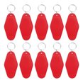 thumbnail image 1 of Unique Bargains Vintage Motel Keychain Blank Hotel Keychains Rhombus Retro Key Tag, Red, 10 Pack, 1 of 7