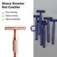 thumbnail image 4 of FACEGA Razors for Men,Retro Razor Straight Razor,Sturdy Structure Precision Shaving Supply Razors for Men,Style7, 4 of 7
