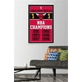 thumbnail image 2 of NBA Chicago Bulls - Champions 13 Wall Poster with Wooden Magnetic Frame, 22.375" x 34", 2 of 3