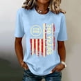 thumbnail image 2 of MEICHEN 250th Anniversary USA Shirt Womens States 250th T Shirt 1776 American Flag Graphic Tee 4 of July Top Summer 4th of July Tops, 2 of 6