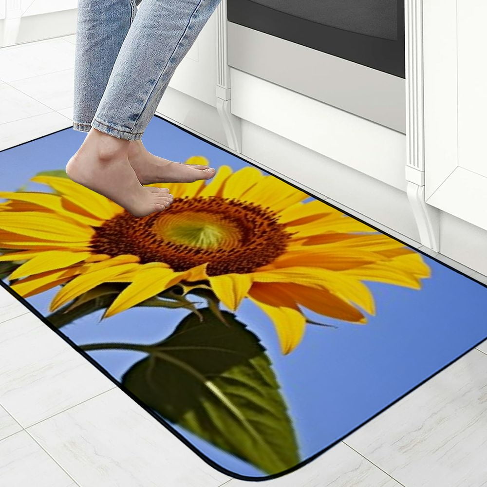 Qinduosi Decorative Door Mat, Door Mat with Non-Slip Rubber Backing, Easy Cleaning, Traps Dirt, for Entry, Patio, Garage 19.68*47.24 in