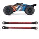thumbnail image 1 of Varillas de empuje de aluminio, Varilla de empuje de Automóvil rc fácil de desmonteje Rojo para 1/10 CARRETE DE CONTROL, 1 of 7