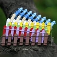 thumbnail image 6 of Xinyolin 10Pcs Miniature Fence Handmade Decorative Cute Garden Gnome Wood Fence Ornament for Flowerpot, 6 of 8