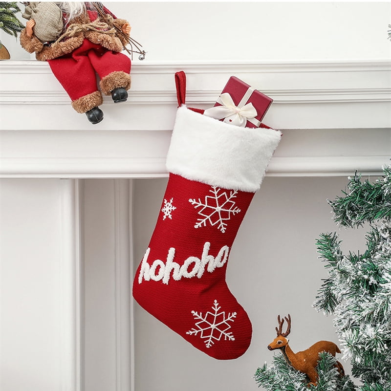 Christmas Fingertip Towels Set of 4 Embroidered Santa Stocking Penguin Hohohoho 
