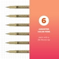 thumbnail image 2 of Sakura Pigma Micron 05 Fine Liner Pen Set - 6 Heritage Earth Colors, 2 of 7