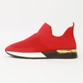 thumbnail image 7 of CAICJ98 Womens Running Shoe Walking Shoes Athletic Breathable Casual Shoes Knit Slip On Shoes for Women Red,7.5, 7 of 7