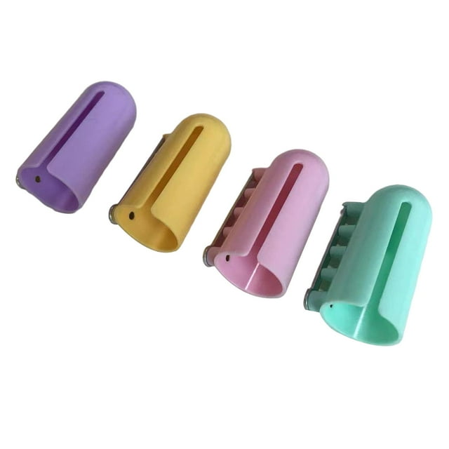 4 Uds. Guía de , herramienta de separados, soporte de de plástico, dedal de tejer para manualidades DIY, suéter, accesorios de