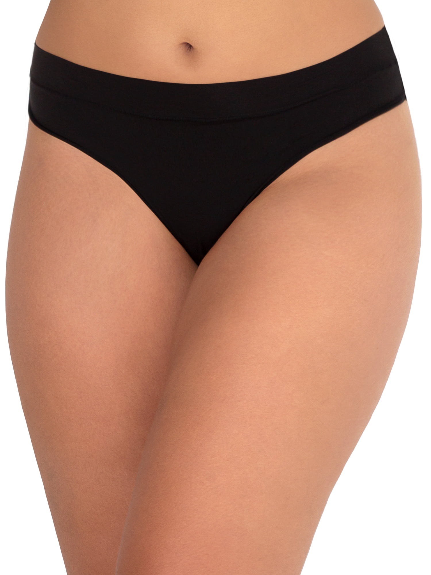 Secret Treasures Women’s Favorite Super-Stretch High Cut Thong, 3-Pack, ST357PR