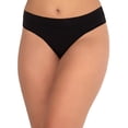 thumbnail image 3 of Secret Treasures Women’s Favorite Super-Stretch High Cut Thong, 3-Pack, ST357PR, 3 of 3