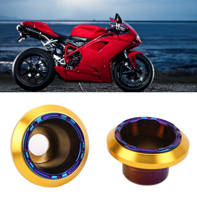 Glisseurs de Cadre de Fourche de Roue de Moto, Protection contre les Chocs de Cadre de Roue, Surface de Finition pour Vélo pour Électromobile