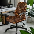 thumbnail image 2 of Renewold Deer Camo Hunting Forest Brown Office Chair Cover Decorative Rotating Chair Slipcover Soft Stretch Chair Protector Cover for Desk Computer Chair with Elastic Bottom, S, 2 of 7