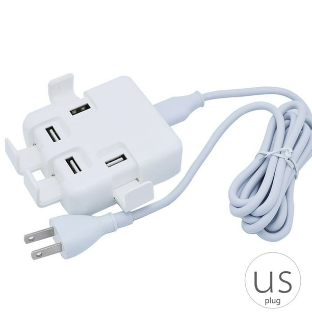 Teléfono móvil 4 puertos USB Cargador de pared de viaje Mini adaptador de cabeza de carga 5V 4A/8A Vogacara PJ6795-04B