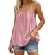 thumbnail image 2 of Tops de Túnica para las Mujeres Encaje Suelto Vestido Cami sin Espalda, Tops de Verano de las Mujeres Encaje Suelto sin Mangas Boho Beach, 2 of 5