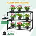 thumbnail image 5 of EAGLE PEAK 6.6’ x 3.3’ x 6.9’ Outdoor Lean to Walk-in Greenhouse with Shelf, Gardening Wall Green House with Roll-up Zipper Entry Doors, Green, 5 of 9