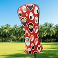 thumbnail image 2 of Golf Club Head Cover Waterproof Leather Golf Accessories HeadCovers Set Driver Headcover for Women Men Sushi Feast, 2 of 5