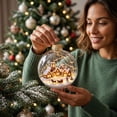 thumbnail image 4 of CHJK Glowing Christmas Story Ornament, Light-Up Mini Holiday Scene with Warm LED Light, Festive Keepsake Gift for Home Christmas Party Decoration, 4 of 6