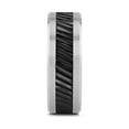 thumbnail image 2 of Thorsten HELIX | Tungsten Rings for Men | Tungsten | Comfort Fit | Lifetime Guarantee | Wedding Ring Band with Gear Teeth Pattern Black Ceramic, 2 of 7