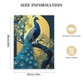 thumbnail image 2 of Acheng Peacock Wall Art Blue Peacock Tree Aesthetic Animal Wall Decor Gift Modern Canvas Painting Prints Artwork Home Decoration Framed for Bathroom Kitchen Bedroom Living Room  16x20 in, 2 of 5