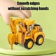 thumbnail image 5 of Vehículo de juguete de ingeniería a escala para niños, modelo de coche de plástico prensado., 5 of 6