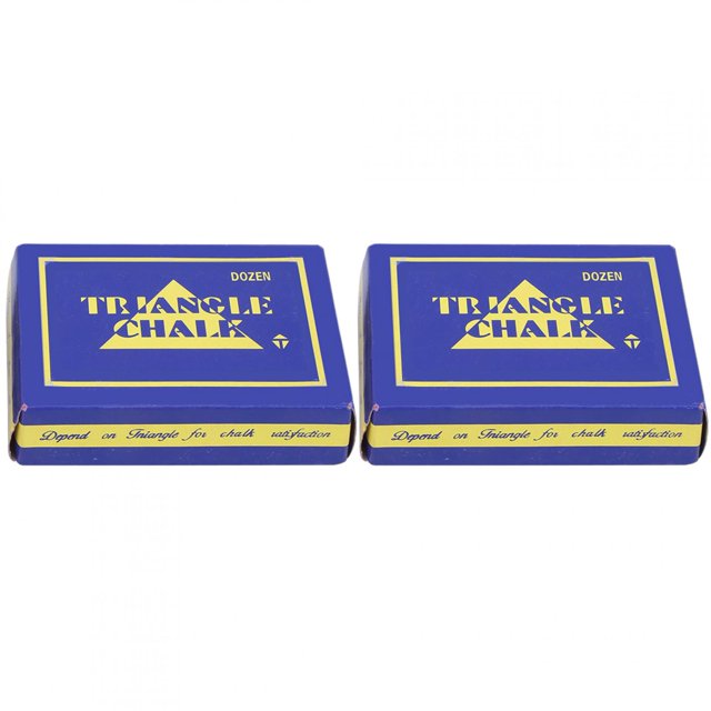 Tbest Easy To Operate 24PCS Cue Tip Chalk, Cue Stick Chalks, For Billiard Supplies Billiard Accessory