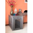 ECOFLEX® Dog Crate End Table Grey Medium