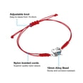 thumbnail image 4 of Uxcell Cheerleader Gifts, 20 Pcs Cheer Bracelet Cheerleading Charm Bracelet, Red, 4 of 6