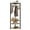 Brown, variant on TEQIN Corner Hall Tree with Shoe Bench,Entryway Coat Rack with 6 Metal Double Hooks Floor Standing Clothes Rack Shoes Shelf Organizer for Home Office Bedroom