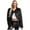 Black, variant on TiaoBug Womens Cropped Faux Fur Jacket Open Front Furry Short Coat Winter Cardigan Outerwear Black XL
